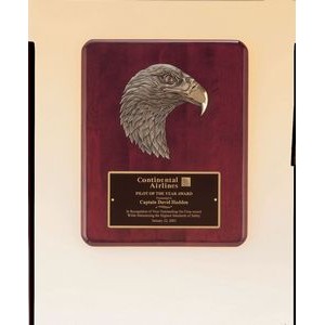 American Eagle Series Rosewood Plaque w/ Detailed Eagle Casting (8