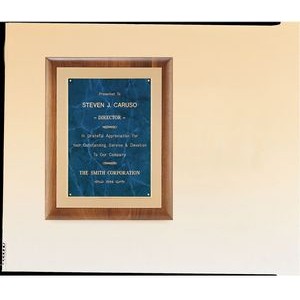 Frost Gold Back Plate w/ Bright Gold Embossed Frame Plaque (11"x14")