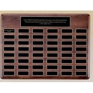 Perpetual Plaque w/ 36 Extra Large Individual Plates (22"x30")