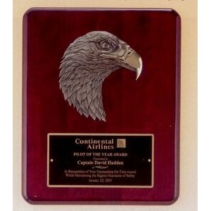 American Eagle Series Rosewood Plaque w/ Detailed Eagle Casting (10 1/2
