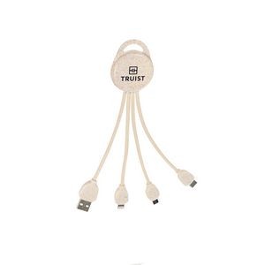 Wheat Straw 3-in-1 Charging Cable