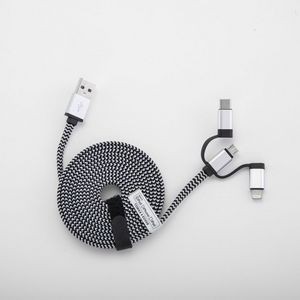 Apple Certified 3-in-1 Flat Charging Cable
