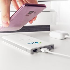 2-in-1 10000 mAh Wireless Charger Power Bank