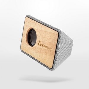 Wood and Fabric Bluetooth Speaker