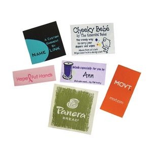 Woven Label Up To 25 Sq. Inches - 