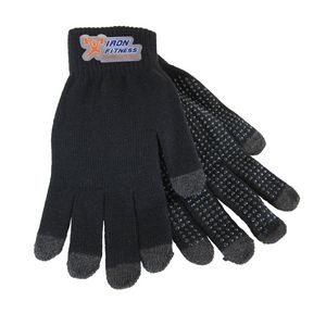 Fleece Gloves w/ Woven Patch