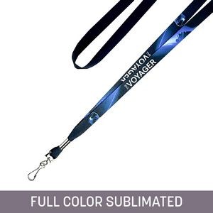 1/2" Full Color Sublimated Lanyard w/ Swivel Snap