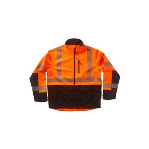 Xtreme-Flex Orange Soft Shell No Hood Jacket