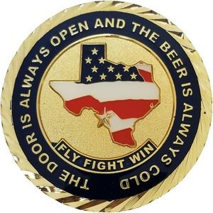 1.5" 2 sided Color Challenge Coin