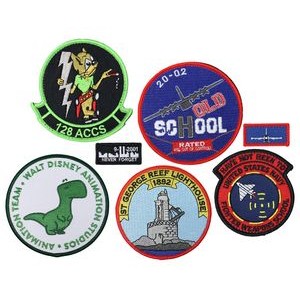 3.25" Embroidered Patch 75% Thread Coverage