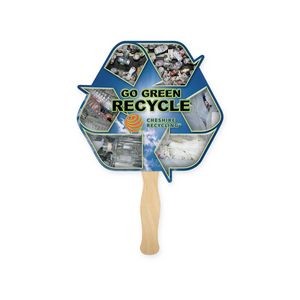 Eco Recycle Sandwich Hand Fan