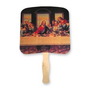 Religious Last Supper Full Color Hand Fans