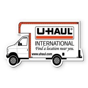 Moving Delivery Truck Stock Shape Vinyl Magnet - 30mil