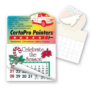 Cargo Van Shape Calendar Pad Sticker W/Tear Away Calendar
