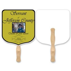 Elect Lightweight Full Color Single Sided Paper Hand Fan