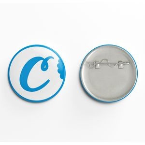 1 1/4" Round Button 1-Piece w/Safety Pin