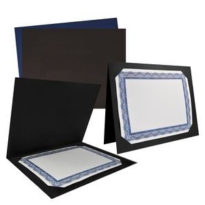 12 3/4" X 10" Two-Fold Certificate Presentation Folder Custom Printed