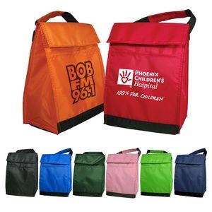 Polyester Insulated Lunch Bags with Handle & Pocket