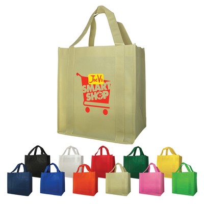 Non-Woven Shopping Tote Bags (12"x13"x8")