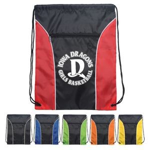 Two Tone Polyester Drawstring Bags