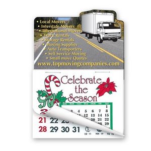 3" x 4 1/4" Calendar Pad Magnets Truck Shape W/Tear Away Calendar