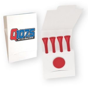 Custom Printed Matchbook Packet with 4 Tees and 1 Markers (not printed)