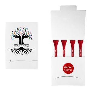 Full Color Matchbook Packet with 4 Imprinted Tees and 1 Marker