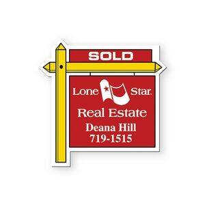 Real Estate For Sale Sign Vinyl Magnet - 20 mil