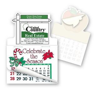 For Sale Shape Calendar Pad Sticker W/Tear Away Calendar