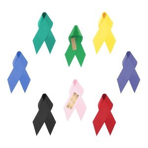 2 1/2" Imprinted Awareness Ribbon with Tape (5/8" width)