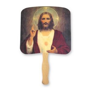 Religious Jesus Full Color Hand Fans