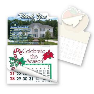 Thank You Calendar Pad Sticker W/Tear Away Calendar