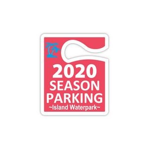 Custom Spot Color Parking Permits (2 1/2"x3")