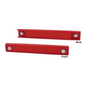Red Dipped Magnetic License Plate Holder