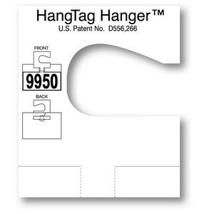 Card Stock Hang Tag Hanger™ Patented Adapter