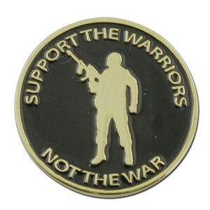 Support The Warriors Lapel Pin