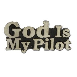 God Is My Pilot Lapel Pin