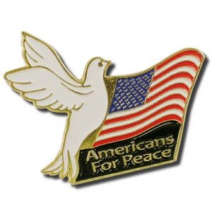 American's For Peace Lapel Pin