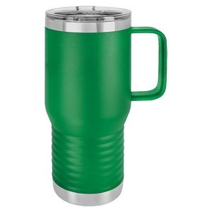 Polar Camel 20 Oz. Green Vacuum Insulated Travel Mug w/Slider Lid