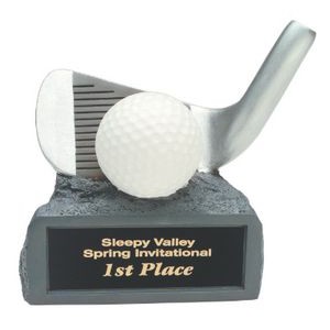 4 1/4" Color Golf Resin Award