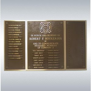 Bronze Perpetual Panel Plaque (36