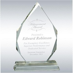 7'' Prism Optical Crystal Excellence, Employee Recognition Gift Award