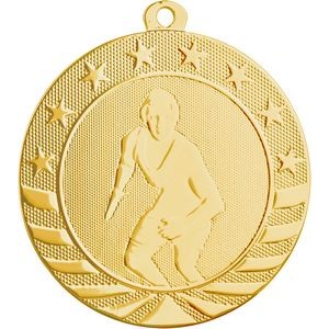 2 3/4" Starbrite Wrestling Medal