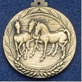 2.5" Stock Cast Medallion (Horse Show)