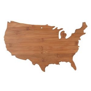 State Bamboo Cutting Board - USA
