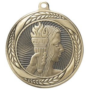 Laurel Wreath Achievement Medal w/Red White & Blue Ribbon