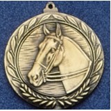 2.5" Stock Cast Medallion (Horsehead English)