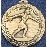 2.5" Stock Cast Medallion (Bowling/Female)