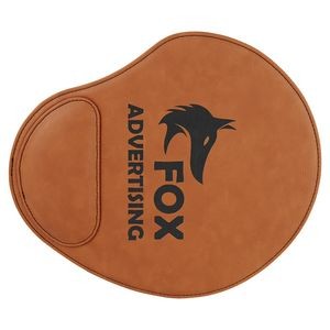 Rawhide Brown Laserable Leatherette Mouse Pad (9" x 10 1/4")