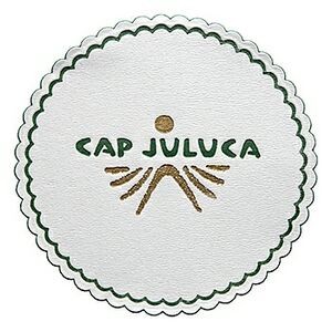 4" Round, Multi-ply Cellulose Coaster w/Poly-seal Backing